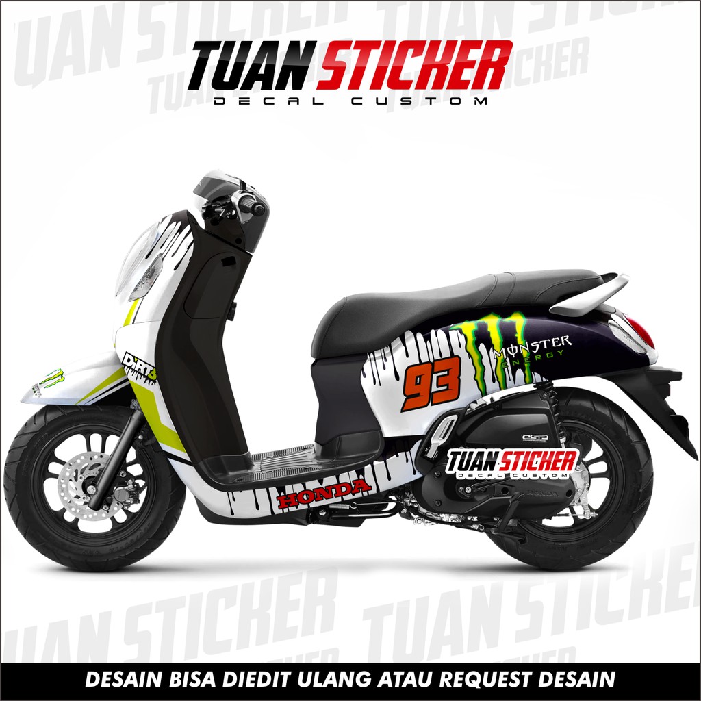 Sticker Striping Decal Scoopy 2021, sticker scoopy 2021, striping scoopy 2021 stiker scoopy 2021 Mt