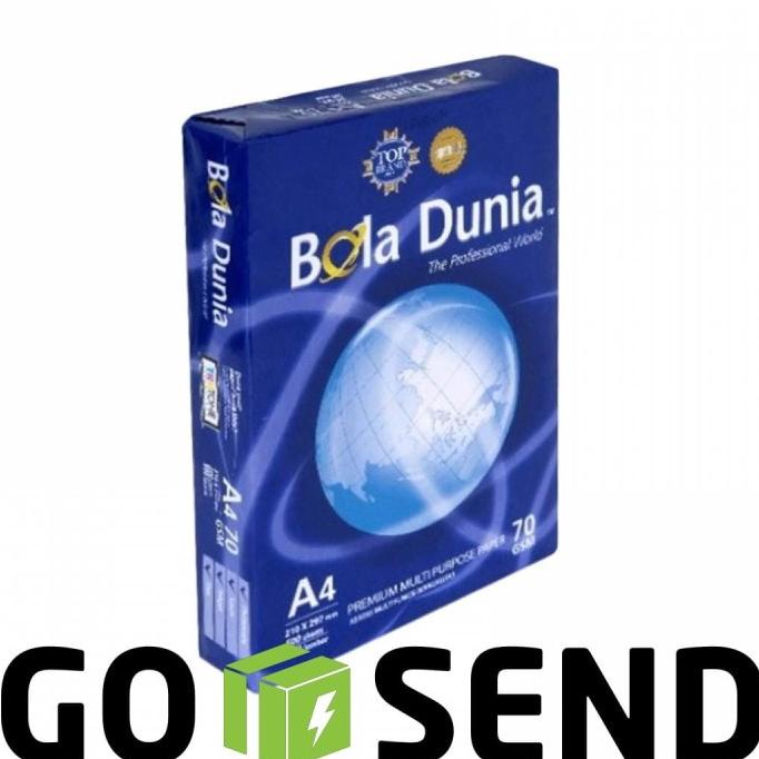 

KHUSUS GOSEND 1 BOX! BOLA DUNIA Kertas F4 70 Gram Office Paper Print KERTAS FOLIO