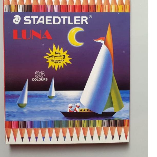 

↮ Pensil Warna Luna STAEDTLER Watercolor Classic 18-36 warna - (KUALITAS MASIH BAGUS) ⇏