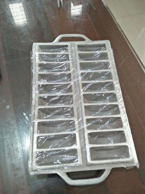 Cetakan Kue Bandros/pancung/pukis/rangin 20 Lubang+tutup Aluminium