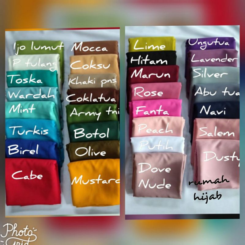 HIJAB SEGIEMPAT INSTAN WOLFISH / JILBAB WOLFISH / KERUDUNG SEGIEMPAT