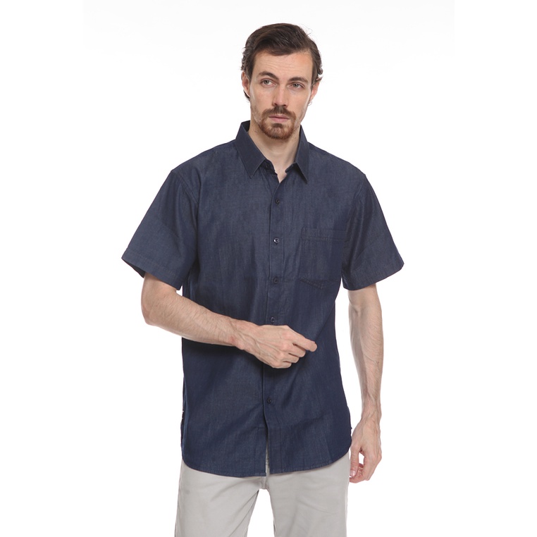 Kemeja Pria Country Fiesta 01MWD00950 Biru