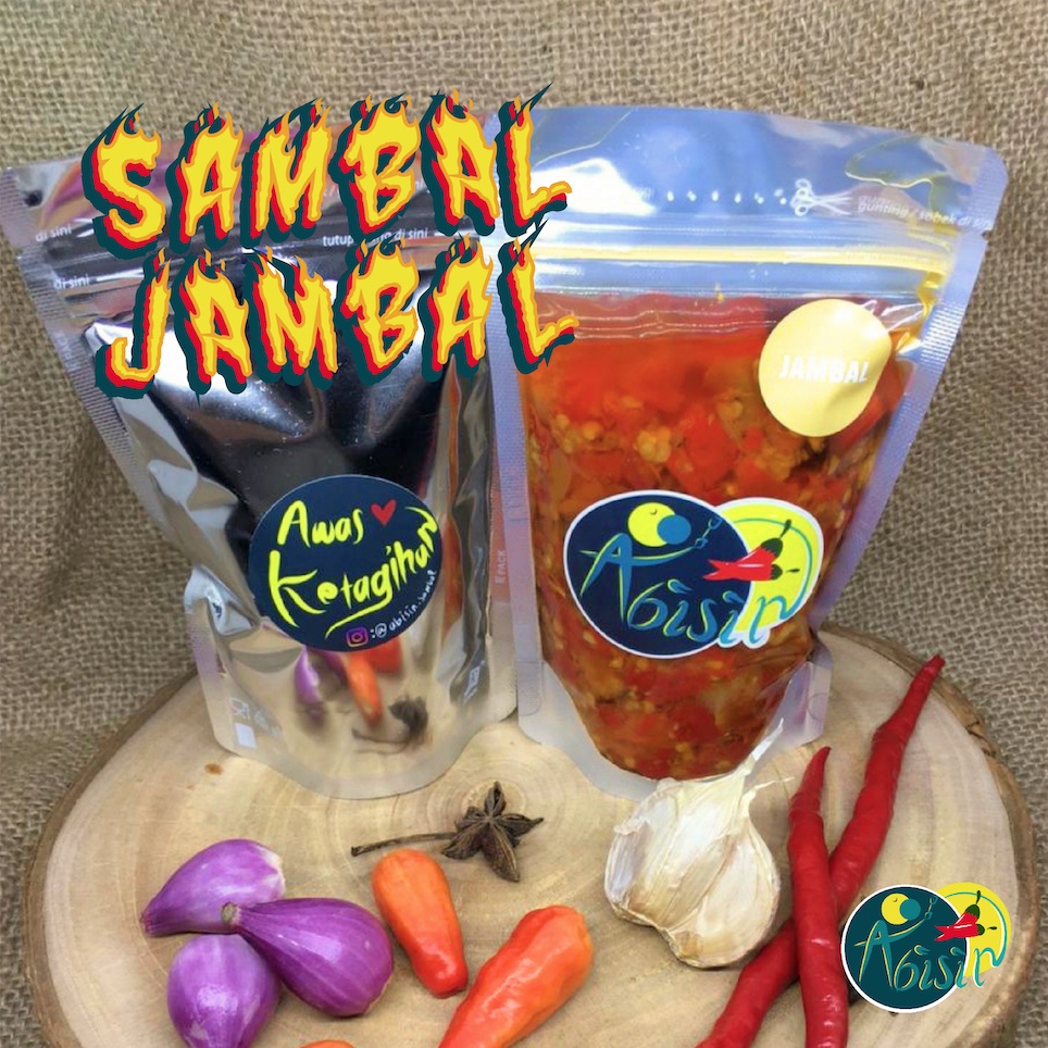

Sambal Jambal Kemasan Standing Pouch isi 130gr by Abisin Sambal