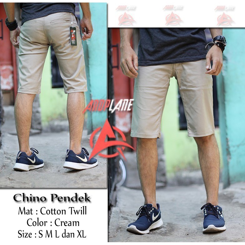 Celana Chino Pendek - Celana Chinos Pendek - Celana Pendek Pria abu