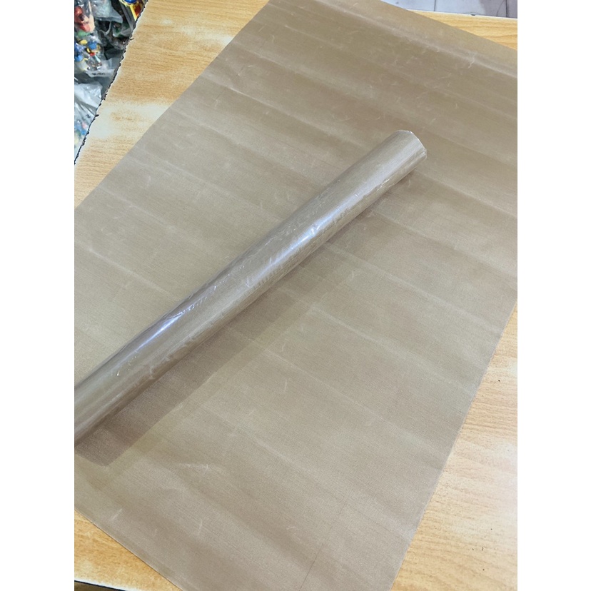 Silpat 40x60 cm alas bakar baking kain silpat kain panggang COKLAT