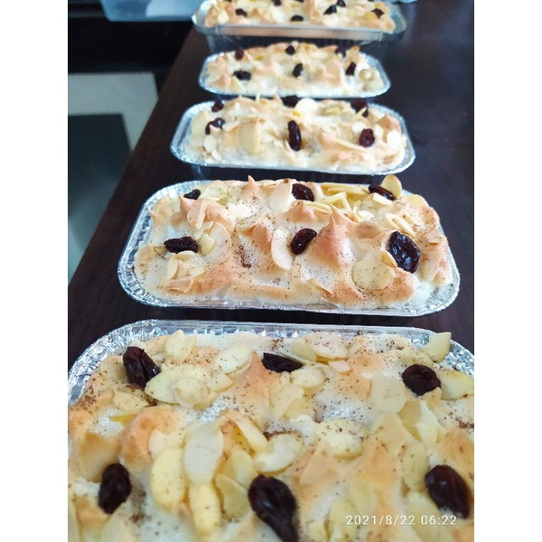 

Klappertaart durian/keju