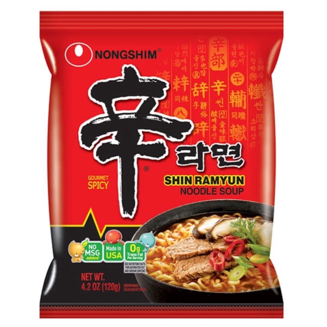 

NONG SHIM (CHN) SHIN RAMYUN GOURMET SPICY 120G