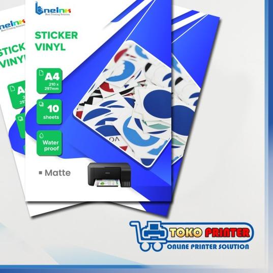 

☜ Sticker Vinyl Anti Air Doff Matte A4 Inkjet / Stiker Vinil / Vynil ☈