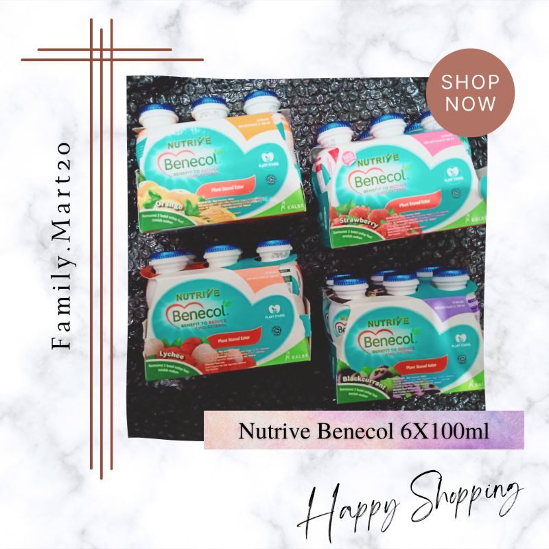 

Nutrive Benecol 6X100ml Bagus Turunkan Kolestrol