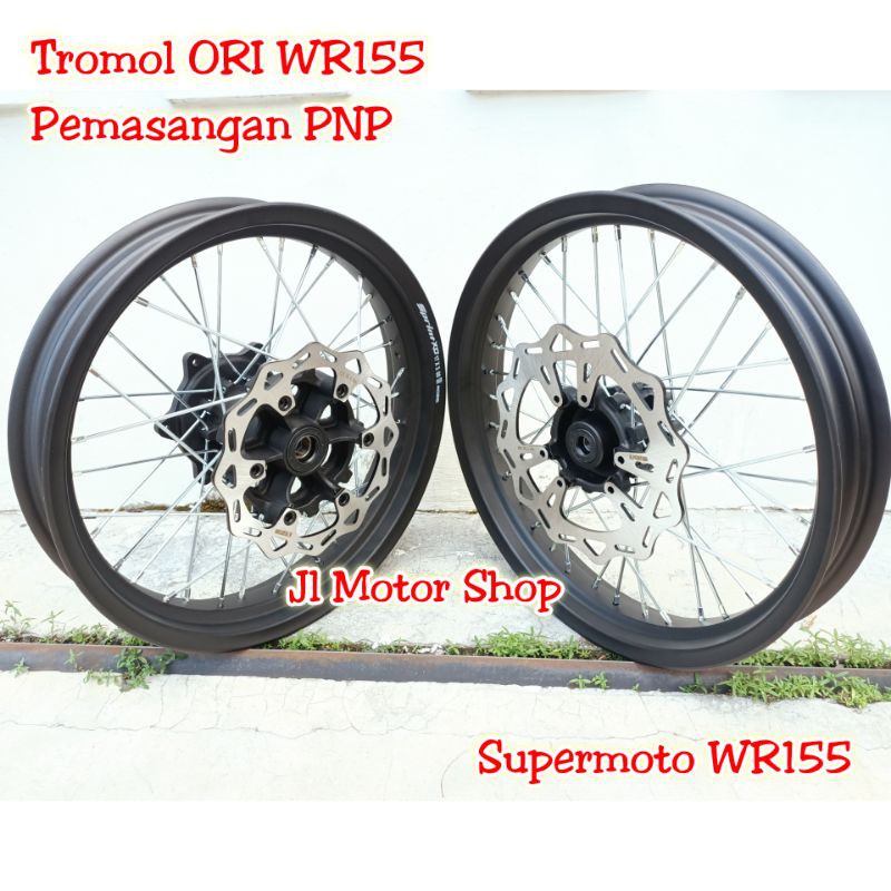 Velg Supermoto Yamaha WR 155 WR155 - SEPAKET VELG SET SUPER MOTO Yamaha WR155 WR 155