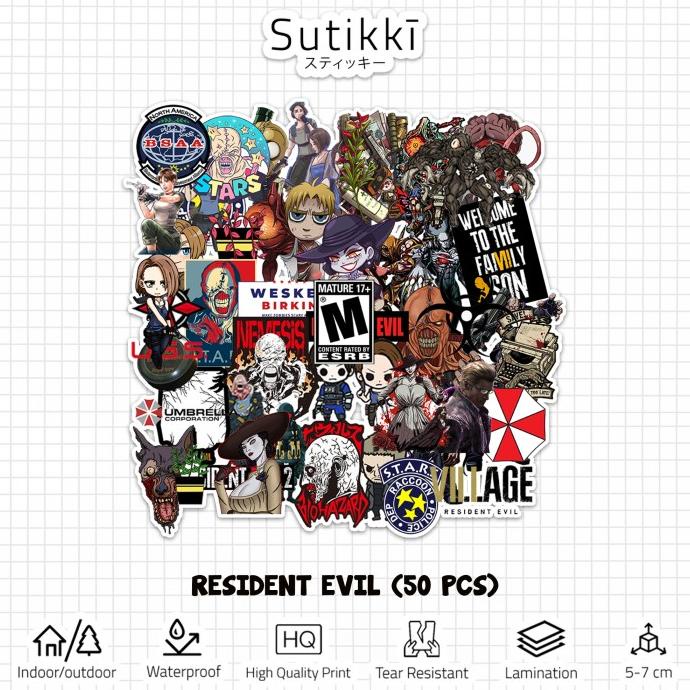 

Sticker Pack Resident Evil Village 3 2 Nemesis Stiker Laptop Vinyl sukik90 Murah