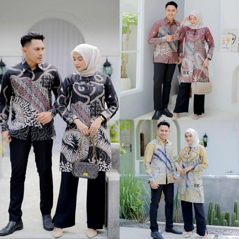 ATASAN BATIK COUPLE MODERN GIANDRA CHINESE LOOKS ||ATASAN KERJA||M-L-XL-XXL-3L