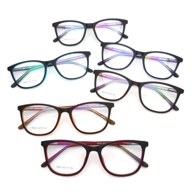Frame Kacamata P8005 , Gratis Lensa Minus , Kacamata Antiradiasi, kacamata korea