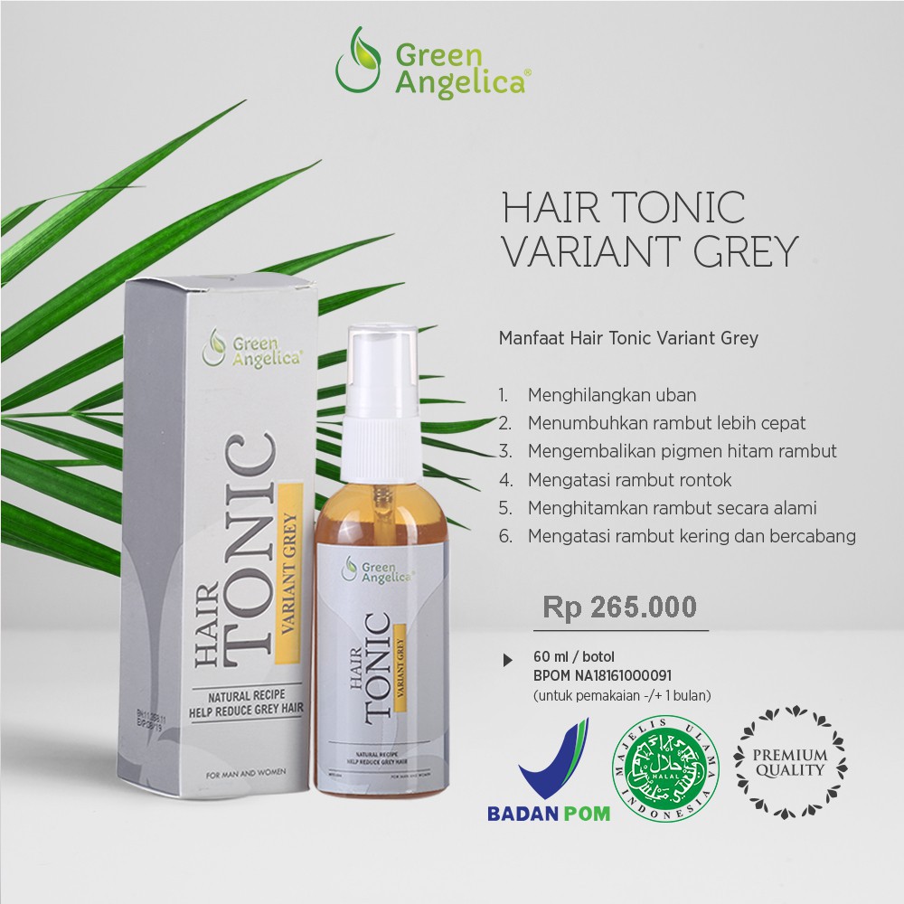 Penghitam Rambut Uban Permanen Tradisonal Herbal Uban Hilang Tanpa Semir 100  Halal dan BPOM