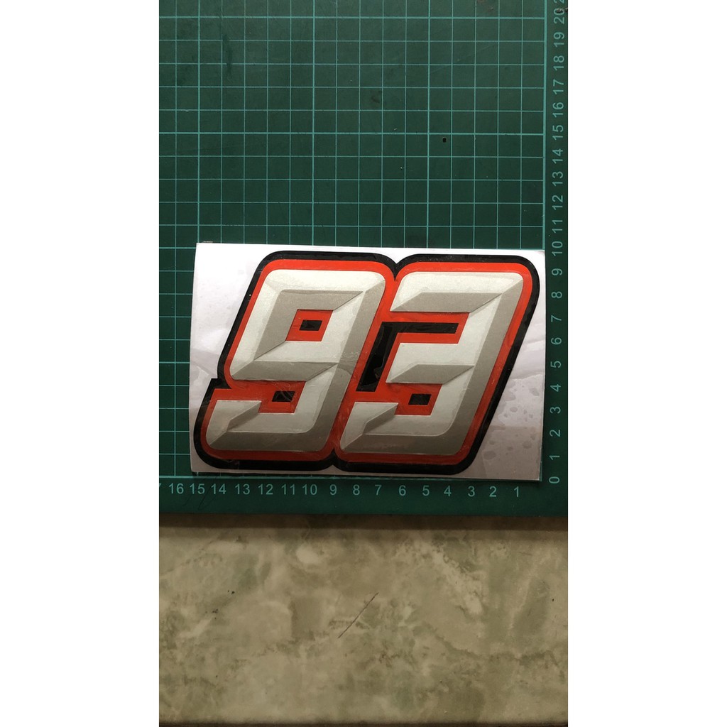 Stiker 93 sticker Marquez besar