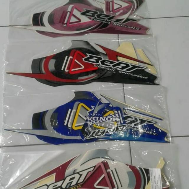 Stiker striping Beat Karbu 2009