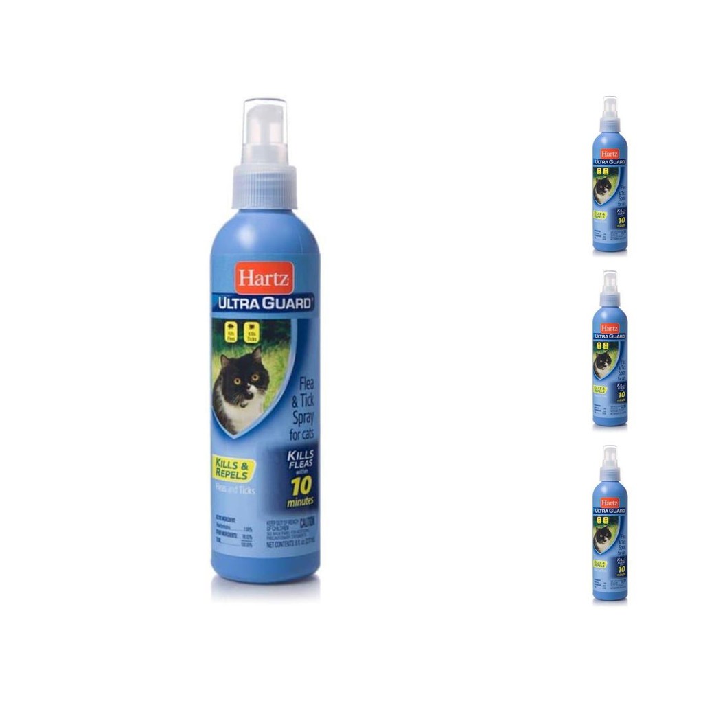 hartz ultraguard flea & tick spray for cats 237 ml   spray kutu kucing
