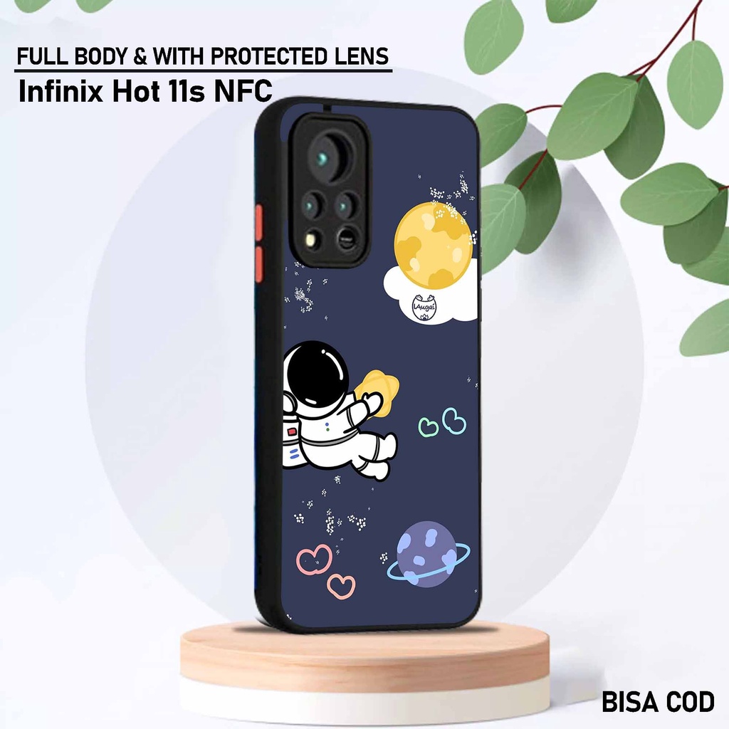 Softcase Dove Infinix Hot 11s Nfc - Motif [ Astrobocil 2 ] - Silikon Protec camera Infinix Hot 11s N