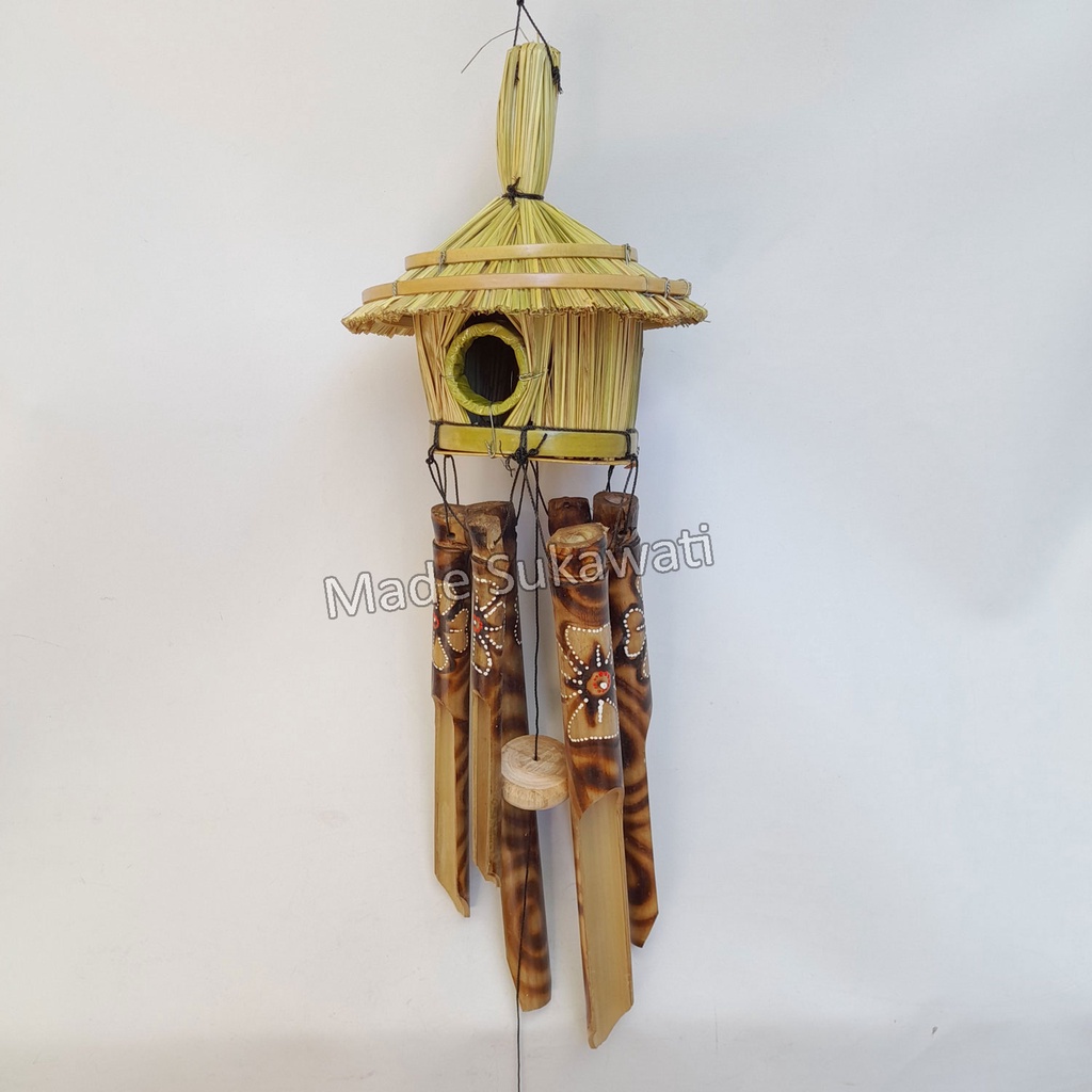 Size Besar Lonceng bambu wind chime bel klasik tradisional kerajinan windchimes