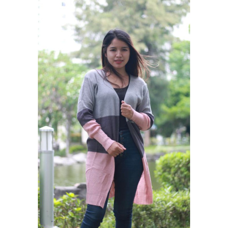 Long Cardigan Rainbow | Cardigan Belle