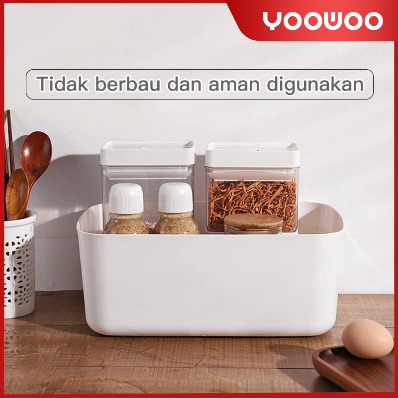 Storage box organizer / kotak penyimpanan serbaguna / kotak skincare / keranjang makanan