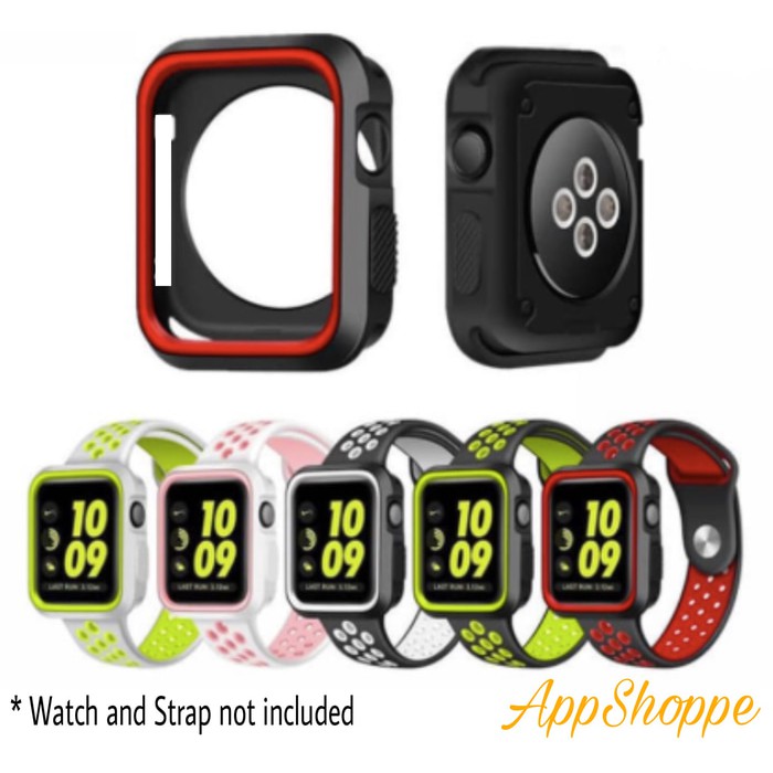 Apple Watch iWatch Silicone Bumper Soft Case NIKE DESIGN Series 4