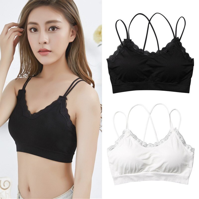 Bra Fashion Wanita Sport Bra Tanpa Kawat Murah Produk Import 456