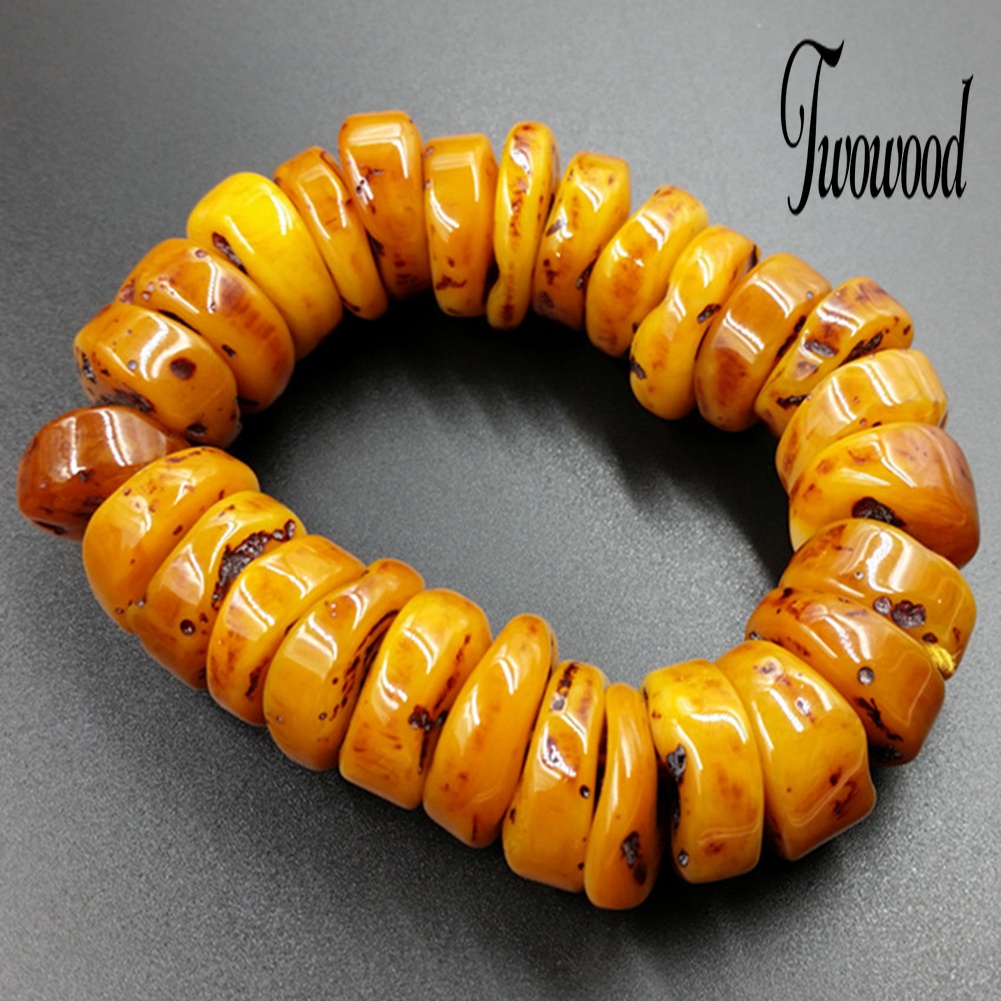 Gelang Manik-Manik Abacus Amber Beeswax Untuk Aksesoris Perhiasan