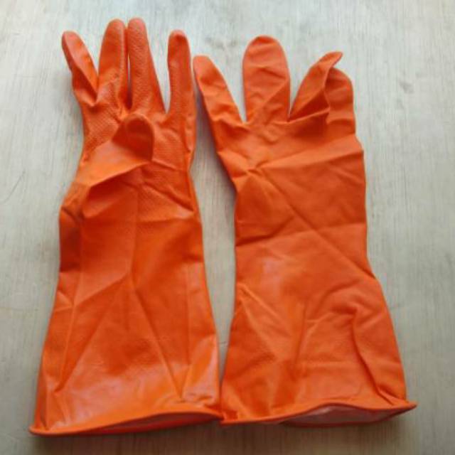 SARUNG TANGAN KARET LATEX FOR TEBAL SERBAGUNA SARUNG TANGAN CUCI PIRING RUBBER GLOVE  SAFE GLOVE