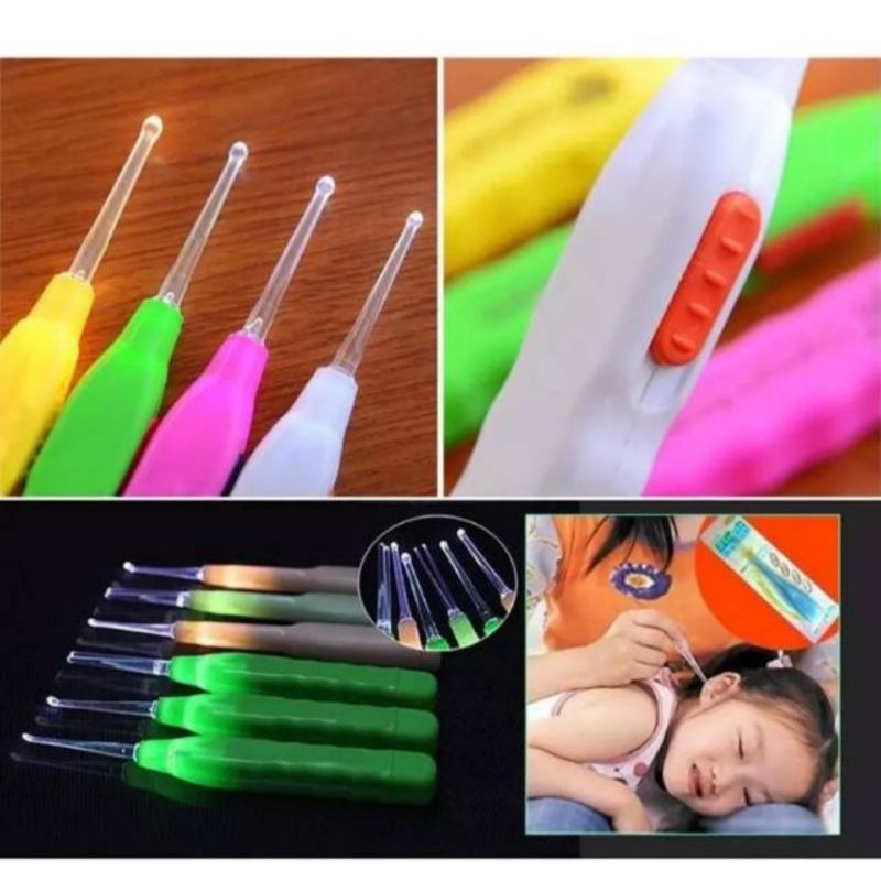 KOREK KUPING LED ISI 6PCS GROSIR