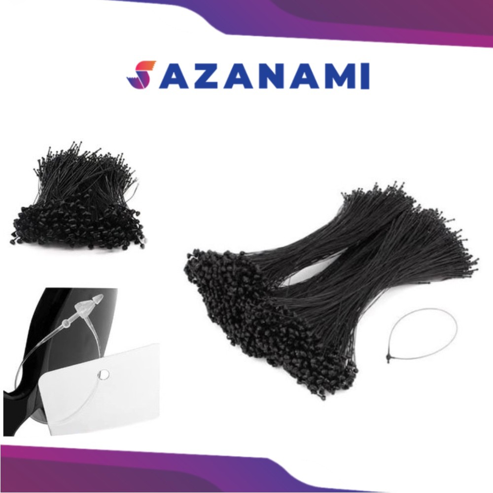 

1000 Pcs LOCK PINS 5” INCH HITAM LOOP PINS TALI HANG TAG 5" INCH HITAM