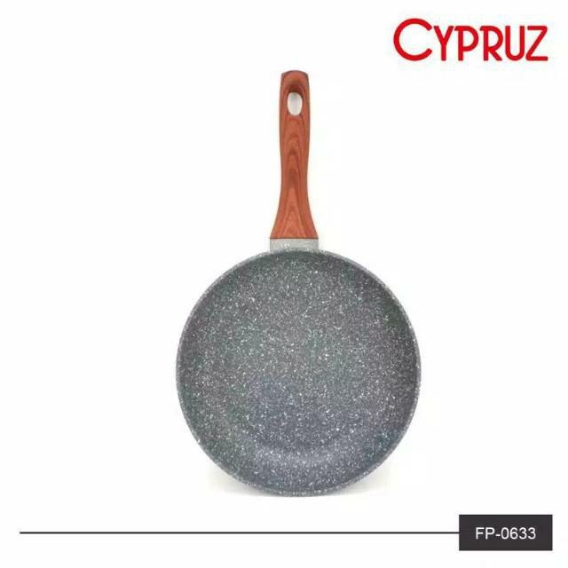 Fry Pan Cypruz Marble Granit Wajan Penggorengan FP-0634 FP-0633 FP-0632