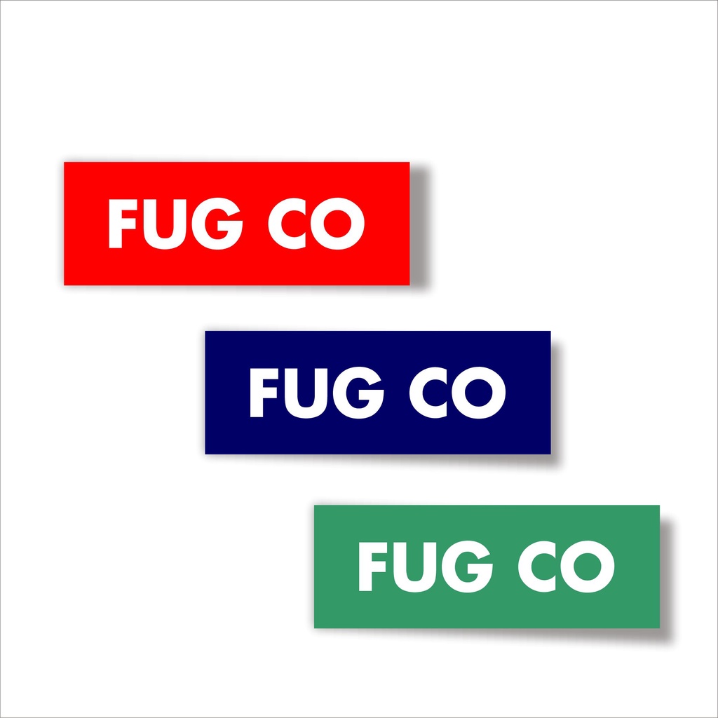 

Stiker brand stiker distro fug. Co bahan graftac anti air