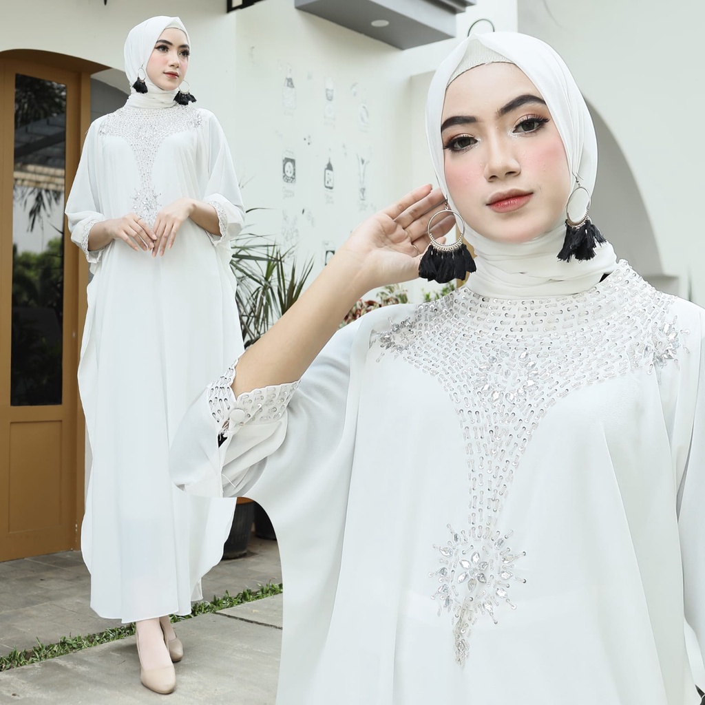 HOPYLOVY - Kaftan Wanita Terbaru Kombinasi Payet Citra