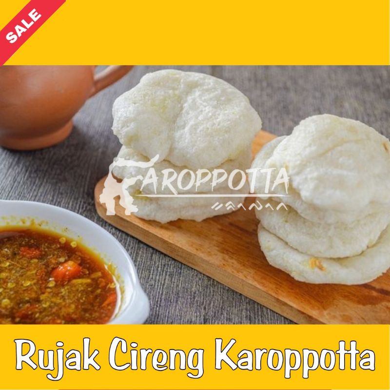 ( PROMO MURAH ) Rujak Cireng karoppotta isi 10 + sambal bumbu rujak