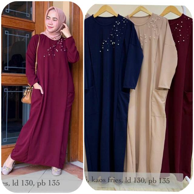 BAJU MENYUSUI / GAMIS KAOS MUTIARA by MUSASK