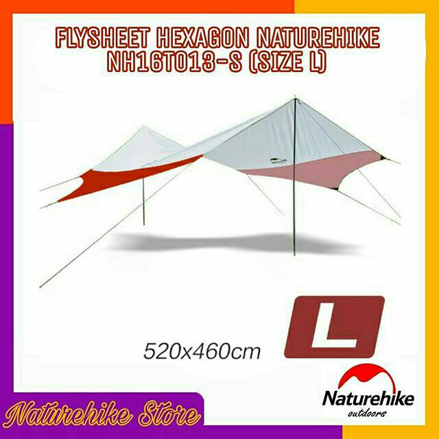 Flysheet Tenda Hexagon Naturehike NH16T013-S Size L