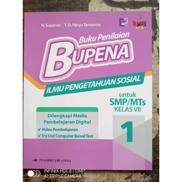 Bupena IPS kelas 1 smp/mts (7) suparno k13 revisi penerbit erlangga