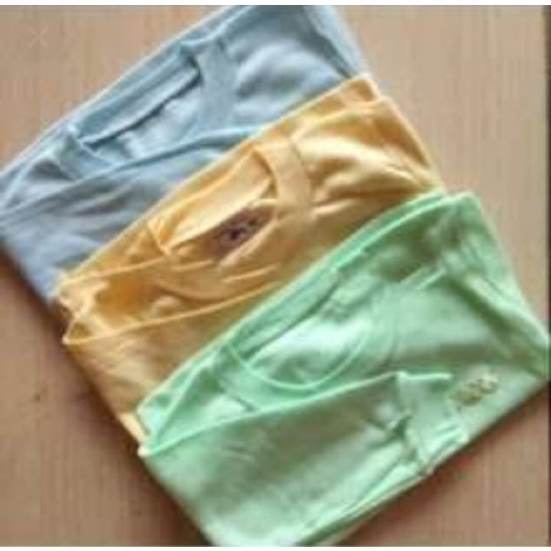 3 PCS KAUS OBLONG BAYI / BAJU BAYI LENGAN PANJANG DOLPHIN-WARNA