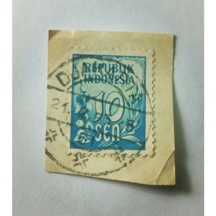 

prangko kuno indonesia cap pos djakarta 3