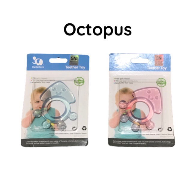 Teether Toy Mainan Gigi Gigitan Bayi Carterlove