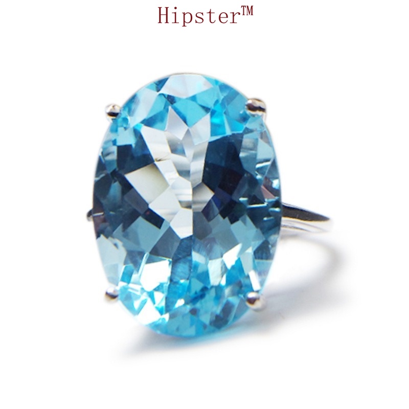 New Fashion Hot Sale Elegant Inlaid Sapphire Diamond Ring