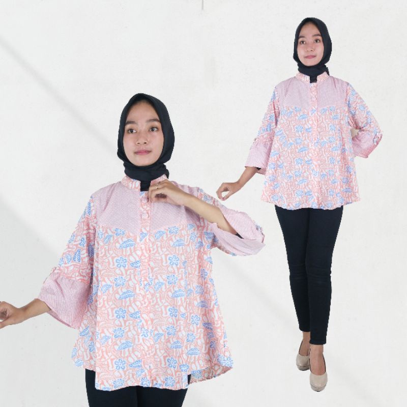 Blus Batik Terompet Soft - Naira Batik