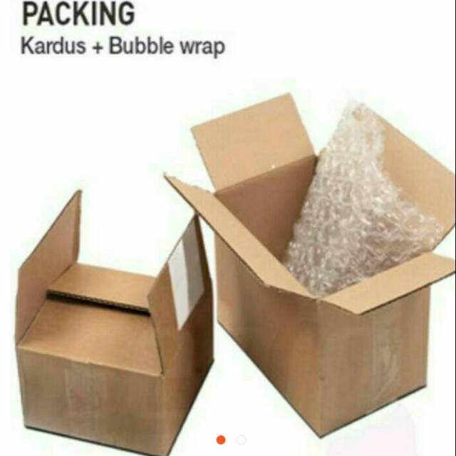 

Tambahan packing dus+bubble wrap