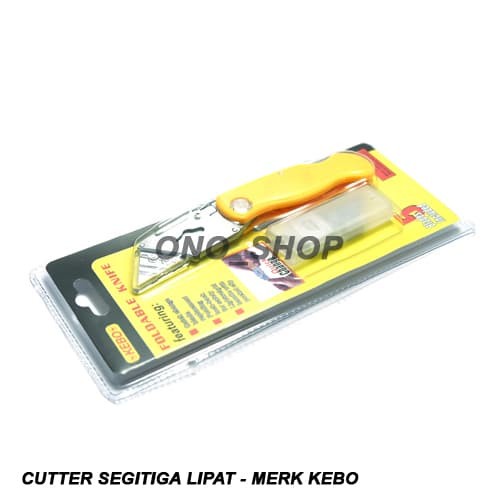 

Berkualitas Cutter Segitiga Lipat - Merk Kebo Gilaa!!!