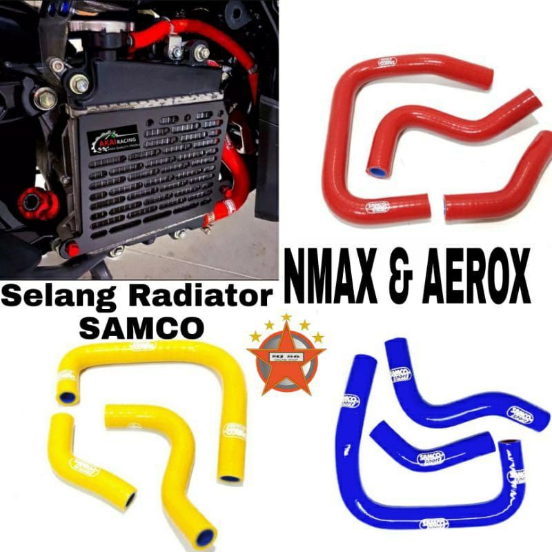 Selang Radiator Selang Samco Nmax Old Nmax New Aerox 155 Grade A