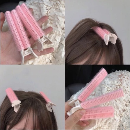 [2pcs]  KOREAN HAIR VOLUME ROLLERS - ROLL RAMBUT VOLUME - ROLL PONI JEPIT - Fluffy Hair Root Clip - Menambah Volume Rambut