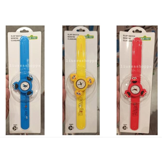 Jam Tangan Miniso - Sesame Street Children's Rotating Slap Watch