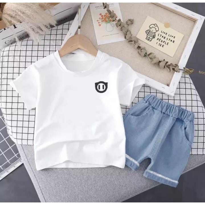 COD/PROMO PAKAIAN ANAK/SETELAN JEANS ANAK TERBARU 1-5 TAHUN