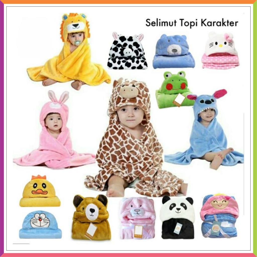 ❤ Fashionbabies ❤ SELIMUT CARTER / SELIMUT TOPI / SELIMUT BAYI / SELIMUT KARAKTER